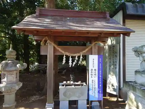 北新羽杉山神社の手水舎