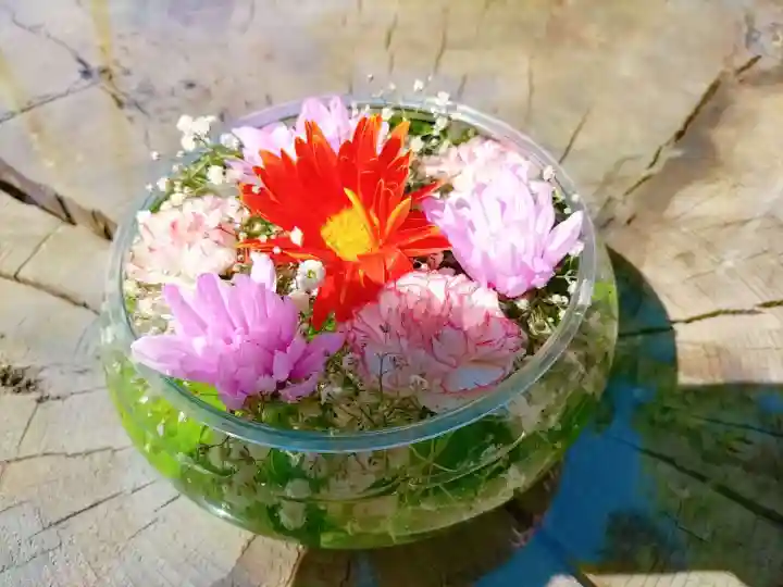 星置神社の手水舎