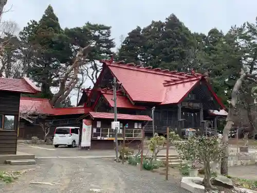 松前神社の本殿・本堂