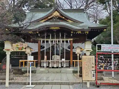 鎮守氷川神社の本殿