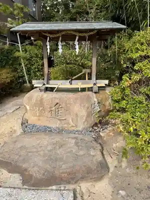 七宮神社の手水舎