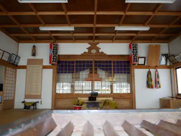 葭原観音堂の本殿・本堂