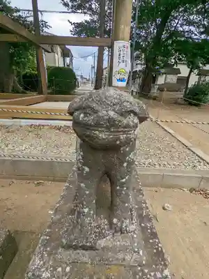 大和田氷川神社の狛犬