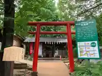 武州与野天祖神社の鳥居