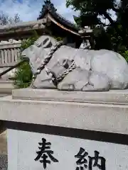 羊神社の狛犬