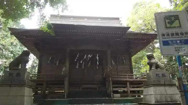 鬼越神社の本殿・本堂
