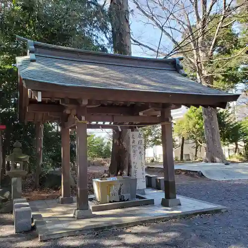 対面石八幡神社の手水