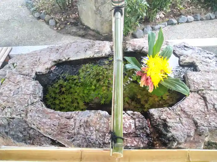 阿智神社の手水舎