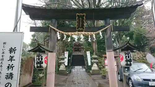 南沢氷川神社の鳥居