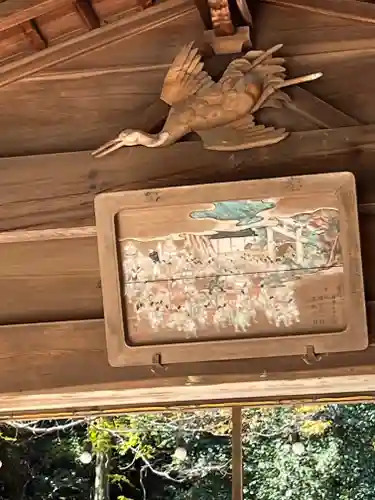 關蝉丸神社下社の芸術