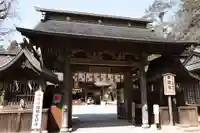 水戸八幡宮の山門・神門