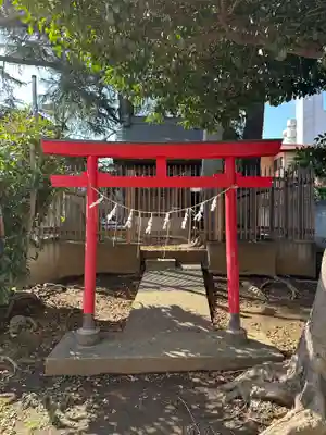 和光郵便局横の神社(埼玉県)