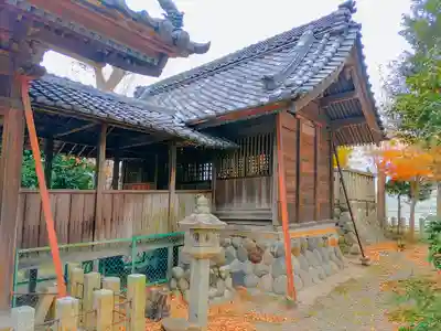 梁川八幡社（越津町）の本殿・本堂