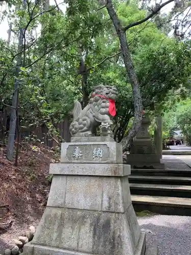 安宅住吉神社の狛犬