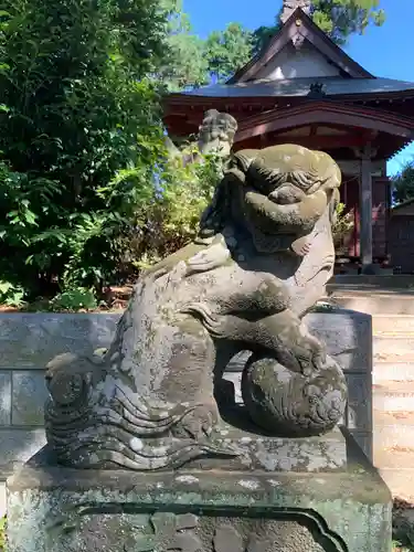 姨嶽神社の狛犬