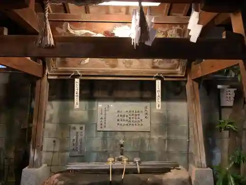 新世界稲荷神社の手水舎