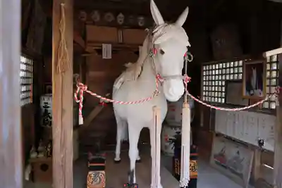 三春大神宮の狛犬