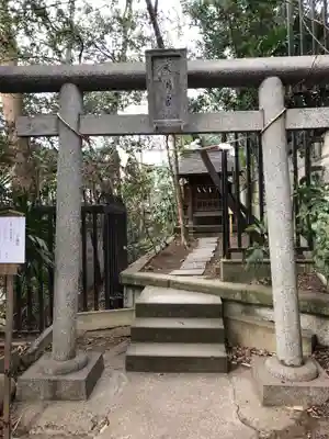 篠崎浅間神社の鳥居