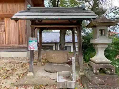 宇藝神社の手水