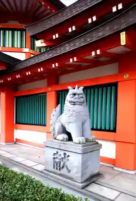 千葉神社の狛犬
