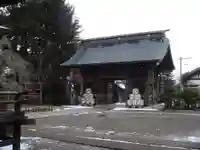 常陸第三宮 吉田神社の山門・神門