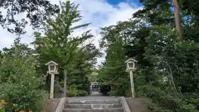 留寿都神社の自然