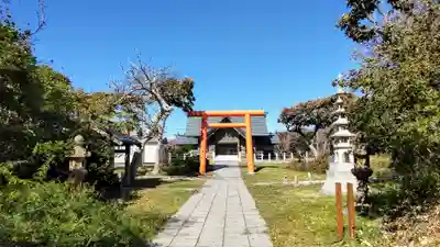天塩厳島神社の鳥居