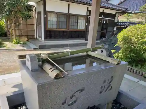 先宮熊野神社の手水