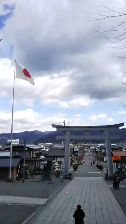 諏訪大社の鳥居