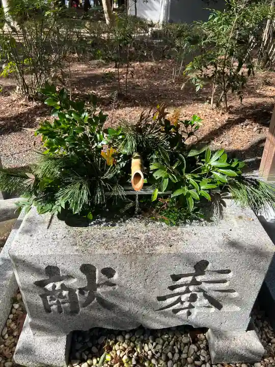 諏訪八幡神社の手水舎