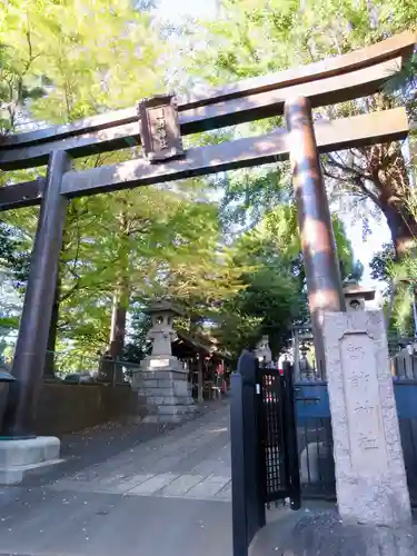 諏訪神社の鳥居