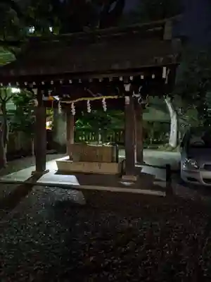 溝旗神社（肇國神社）の手水舎