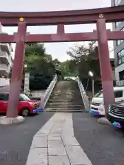 白金氷川神社の鳥居