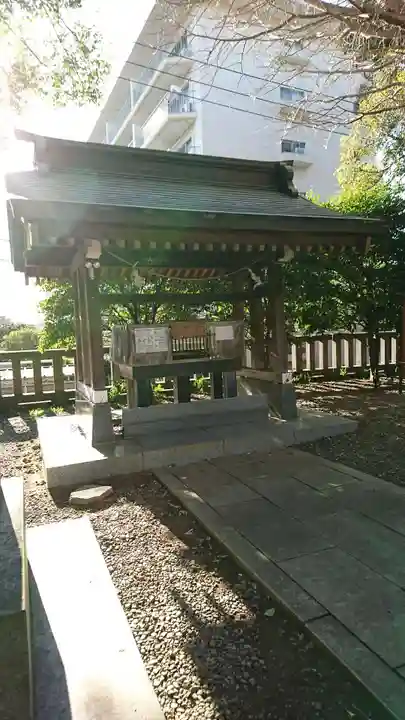 小金八坂神社の手水舎