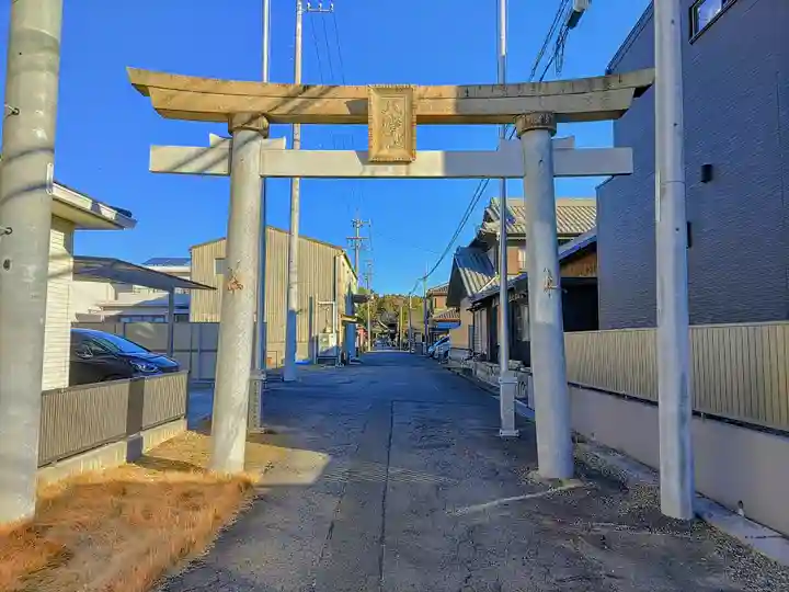 八幡社(石清水八幡宮)の鳥居