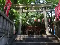 笠䅣稲荷神社の鳥居