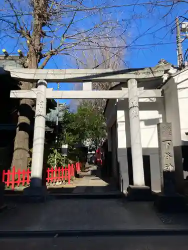 下谷神社の鳥居