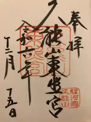 久能山東照宮(静岡県)