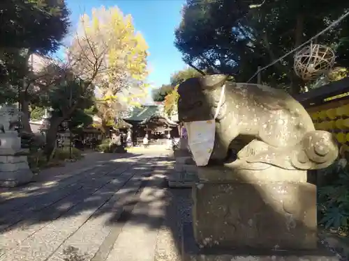 菊田神社の狛犬