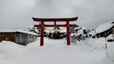 美瑛神社の鳥居