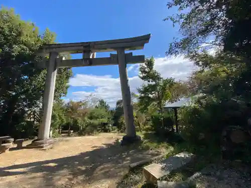 自玉手祭来酒解神社の鳥居