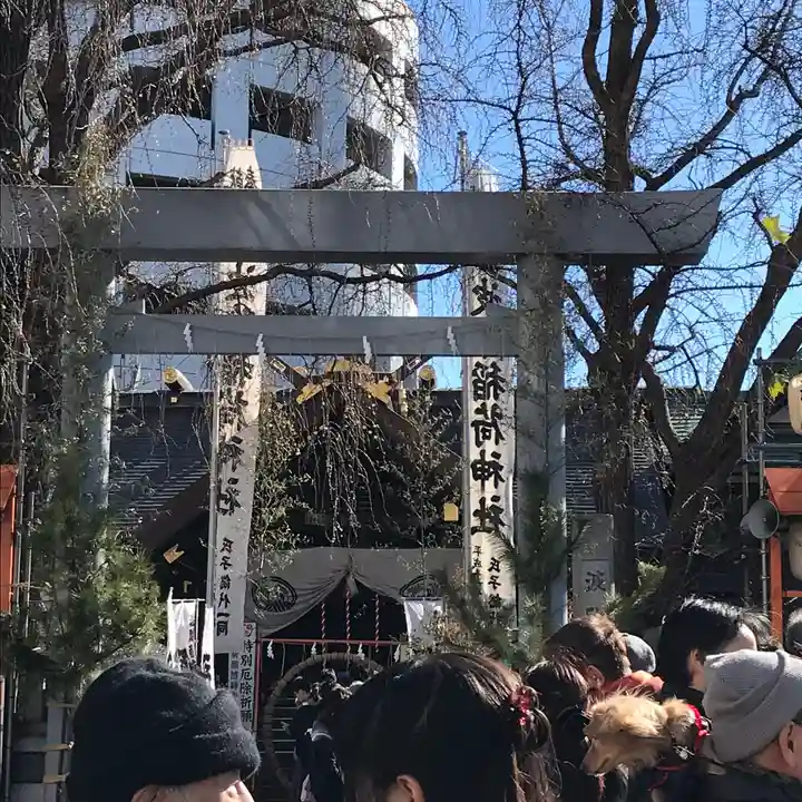 波除神社(波除稲荷神社)の鳥居