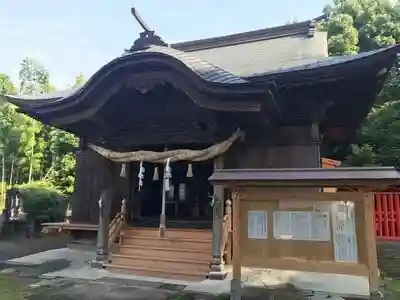 竹迫日吉神社の本殿