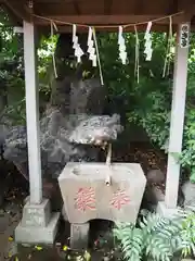 染井稲荷神社の手水