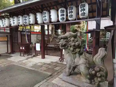 阿部野神社の狛犬