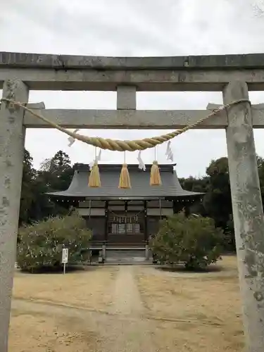 藤樹神社の鳥居