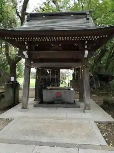 金村別雷神社の手水舎