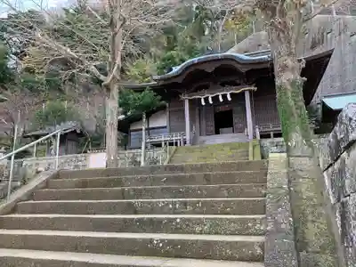 阿治古神社の本殿・本堂
