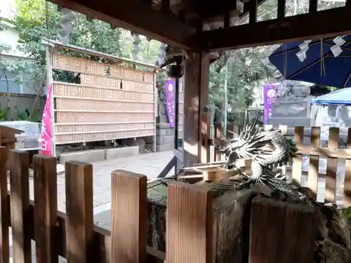 戸越八幡神社の手水舎
