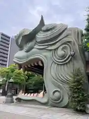 難波八阪神社の狛犬